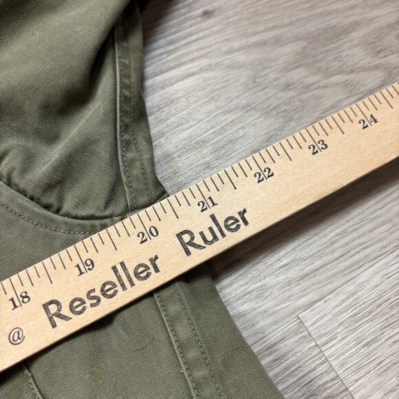 Rare VTG M43 Field Jacket Hooded WW2 Reworked Don't Know Don't Care Men's 34S - Picture 9 of 12